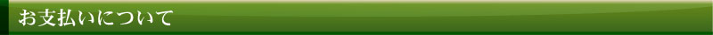 お支払について